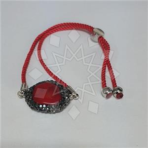 Fashion Gemstone and Crystal  Adjustable Bracelet