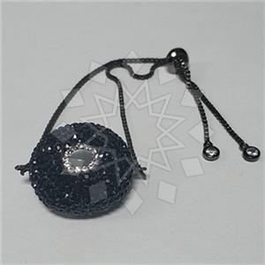 Fashion Gemstone and Crystal  Adjustable Bracelet