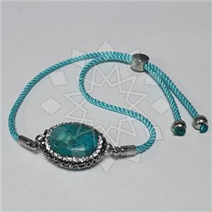 Fashion Gemstone and Crystal  Adjustable Bracelet