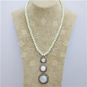 Fashion Gem and Crystals Beaded Necklace