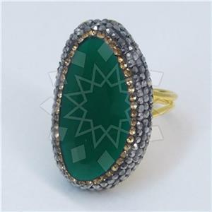 Fashion Gem and Crystals Gemstone Rings