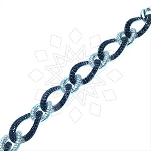 925 Sterling Silver Zirconia Pave  Tennis Bracelets