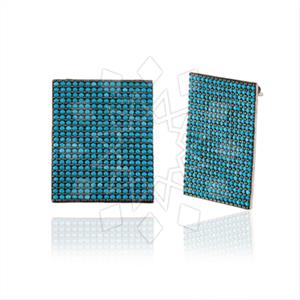 925 Sterling Silver Geometric Statement Earring