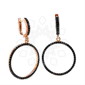 925 Sterling Silver Geometric Hoop Earrings