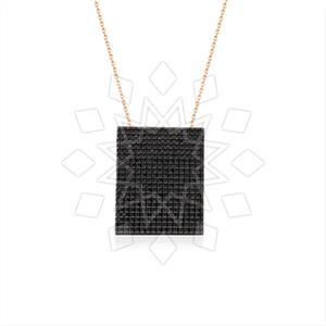 925 Sterling Silver Geometric Pendant Necklace
