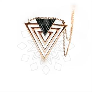 925 Sterling Silver Geometric Pendant Necklace