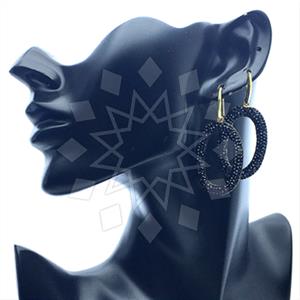 925 Sterling Silver Gem and Crystals Statement Earring