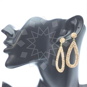 925 Sterling Silver Gem and Crystals Dangle Earrings