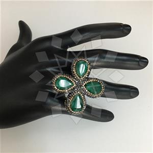 925 Sterling Silver Designer  Multi Gemstone Rings