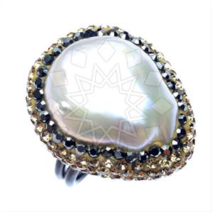 925 Sterling Silver Gem and Crystals Gemstone Rings