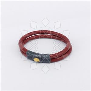 Gold on Silver Geometric Classic Bracelets