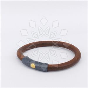 Gold on Silver Geometric Classic Bracelets