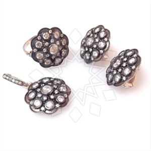 925 Sterling Silver Ring Earring Pendant Sets
