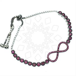 925 Sterling Silver Infinity Adjustable Bracelet