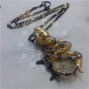 925 Sterling Silver Animal Statement Necklace