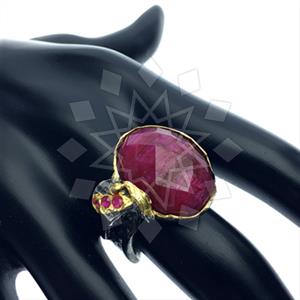 925 Sterling Silver Handmade Artisan Silver  Gemstone Rings