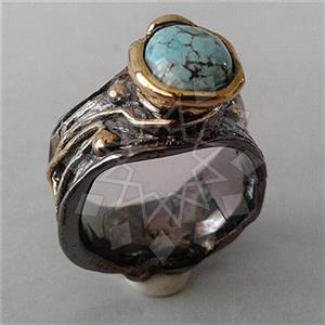 925 Sterling Silver Handmade Artisan Silver  Gemstone Rings