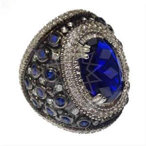 925 Sterling Silver Ethnic  Cocktail Rings