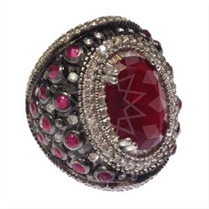 925 Sterling Silver Ethnic  Cocktail Rings