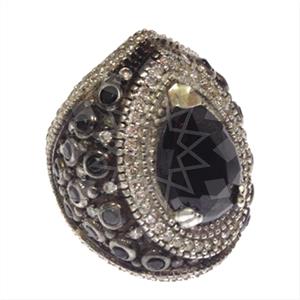 925 Sterling Silver Ethnic  Cocktail Rings