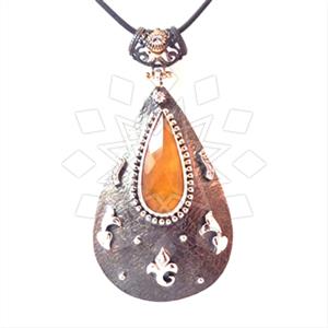 Turkish Silver Antique Ottoman  Classic Pendant