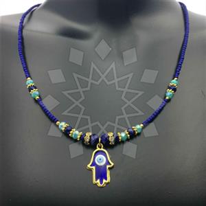 Fashion Hamsa Hand Evil Eye Beaded Necklace