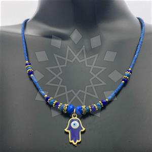 Fashion Hamsa Hand Evil Eye Beaded Necklace