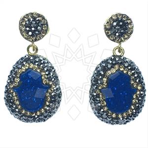 Fashion Hamsa Hand Single Drop Earrings