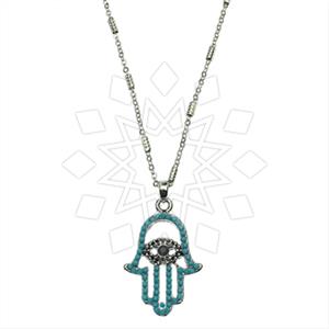 Fashion Hamsa Hand Pendant Necklace