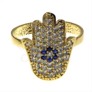 Fashion Hamsa Hand Cocktail Rings