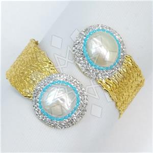 Fashion Gem and Crystals Cuff Bracelets