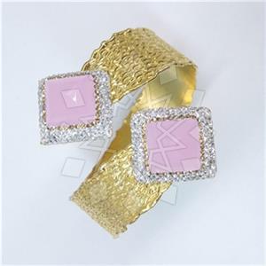 Fashion Gem and Crystals Cuff Bracelets