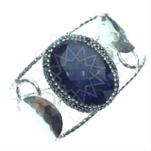 Fashion Gem and Crystals Cuff Bracelets