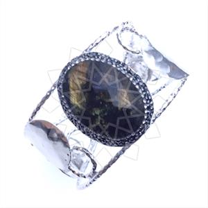Fashion Gem and Crystals Cuff Bracelets