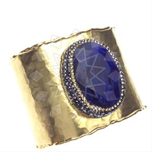 Fashion Gem and Crystals Cuff Bracelets