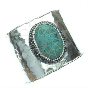 Fashion Gem and Crystals Cuff Bracelets
