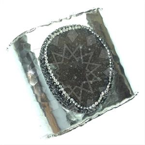 Fashion Gem and Crystals Cuff Bracelets