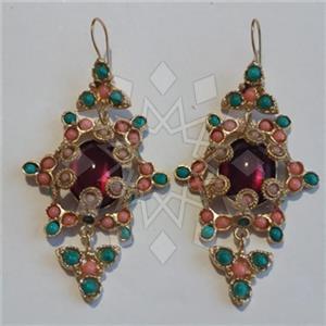 Fashion Handmade Artisan Brass  Statement Earring