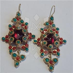 Fashion Handmade Artisan Brass  Statement Earring