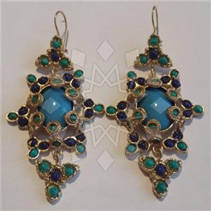 Fashion Handmade Artisan Brass  Statement Earring