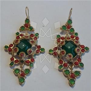 Fashion Handmade Artisan Brass  Statement Earring