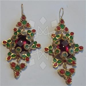 Fashion Handmade Artisan Brass  Statement Earring