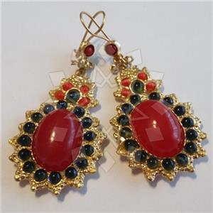 Fashion Handmade Artisan Brass  Statement Earring