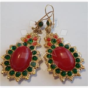 Fashion Handmade Artisan Brass  Statement Earring