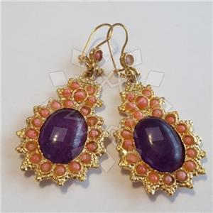 Fashion Handmade Artisan Brass  Statement Earring