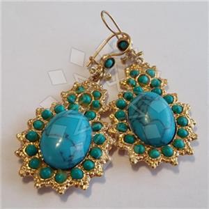 Fashion Handmade Artisan Brass  Statement Earring