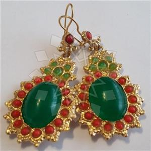 Fashion Handmade Artisan Brass  Statement Earring