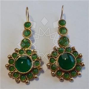 Fashion Handmade Artisan Brass  Statement Earring