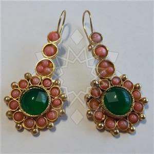 Fashion Handmade Artisan Brass  Statement Earring