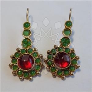 Fashion Handmade Artisan Brass  Statement Earring